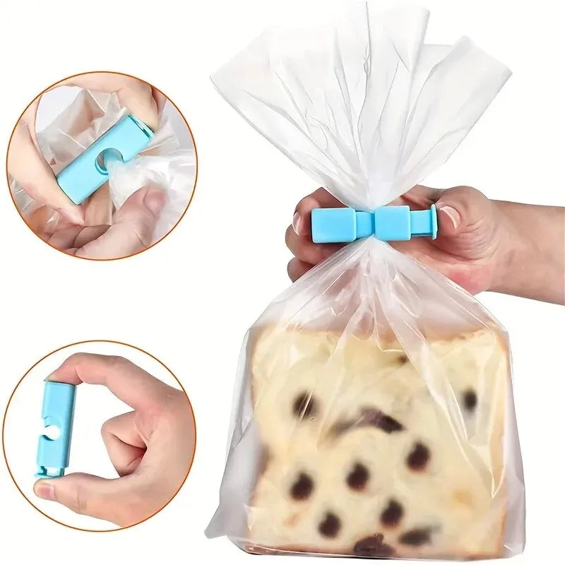 Reusable Food Bag Clips (4-Pack) – Airtight Snack Sealers