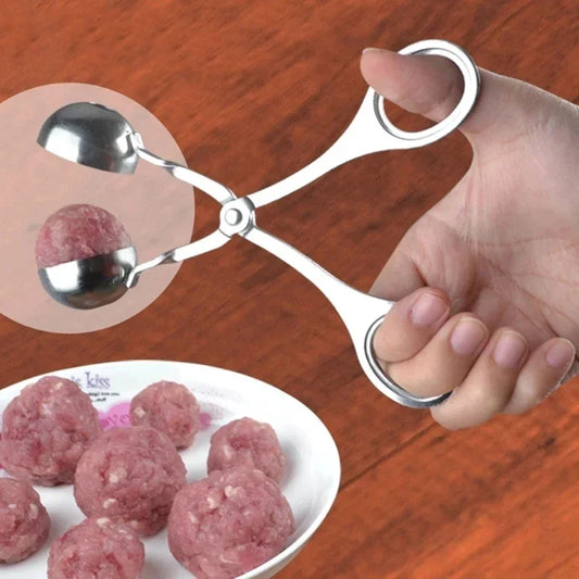 BallBuddy™ Stainless Steel Clip-On Meat & Rice Ball Maker