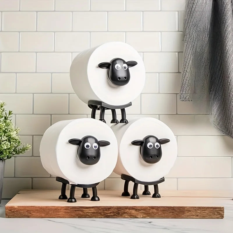 CritterRoll™ Cute Animal Toilet Paper Holder – Whimsical Bathroom Décor