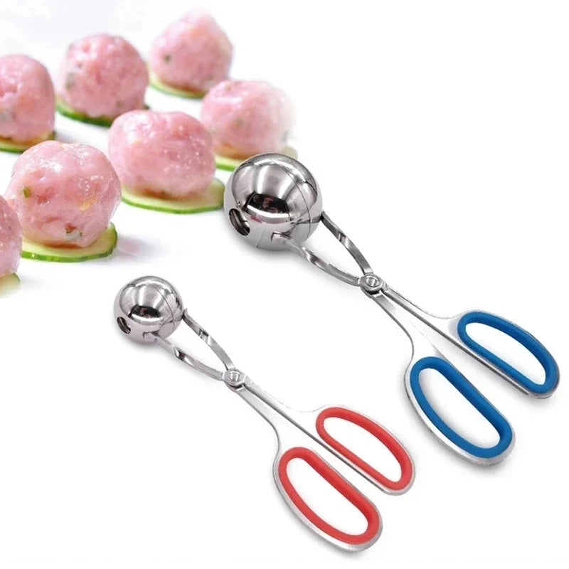 BallBuddy™ Stainless Steel Clip-On Meat & Rice Ball Maker