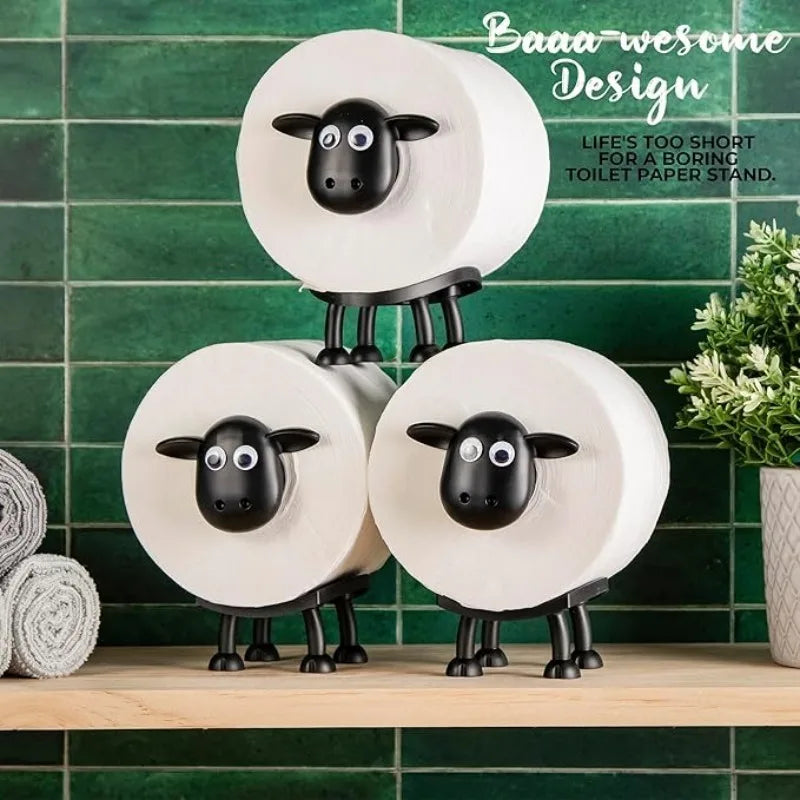 CritterRoll™ Cute Animal Toilet Paper Holder – Whimsical Bathroom Décor